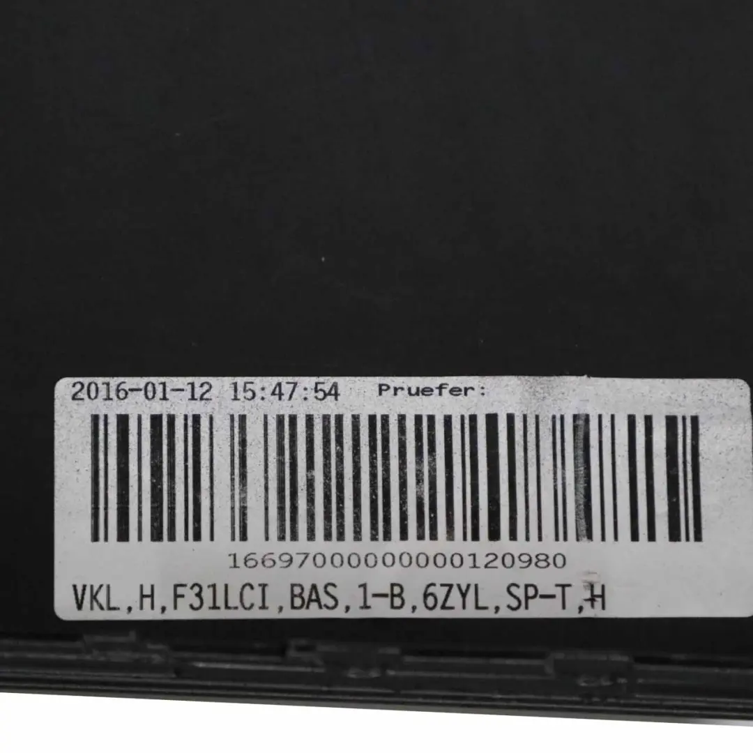 BMW F31 LCI Bumper Rear Touring Trim Panel PDC Schwarz 2 Black - 668 - SKU 7384617-SCH - Part number 7384617