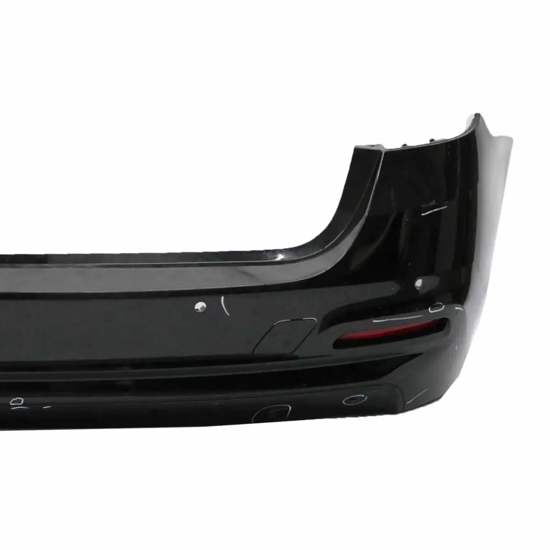 BMW F31 LCI Bumper Rear Touring Trim Panel PDC Schwarz 2 Black - 668 - SKU 7384617-SCH - Part number 7384617