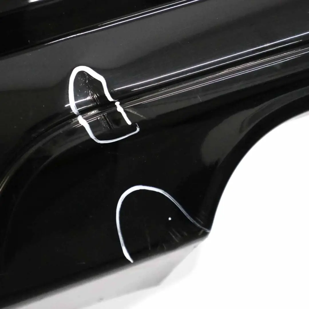 BMW F31 LCI Bumper Rear Touring Trim Panel PDC Schwarz 2 Black - 668 - SKU 7384617-SCH - Part number 7384617
