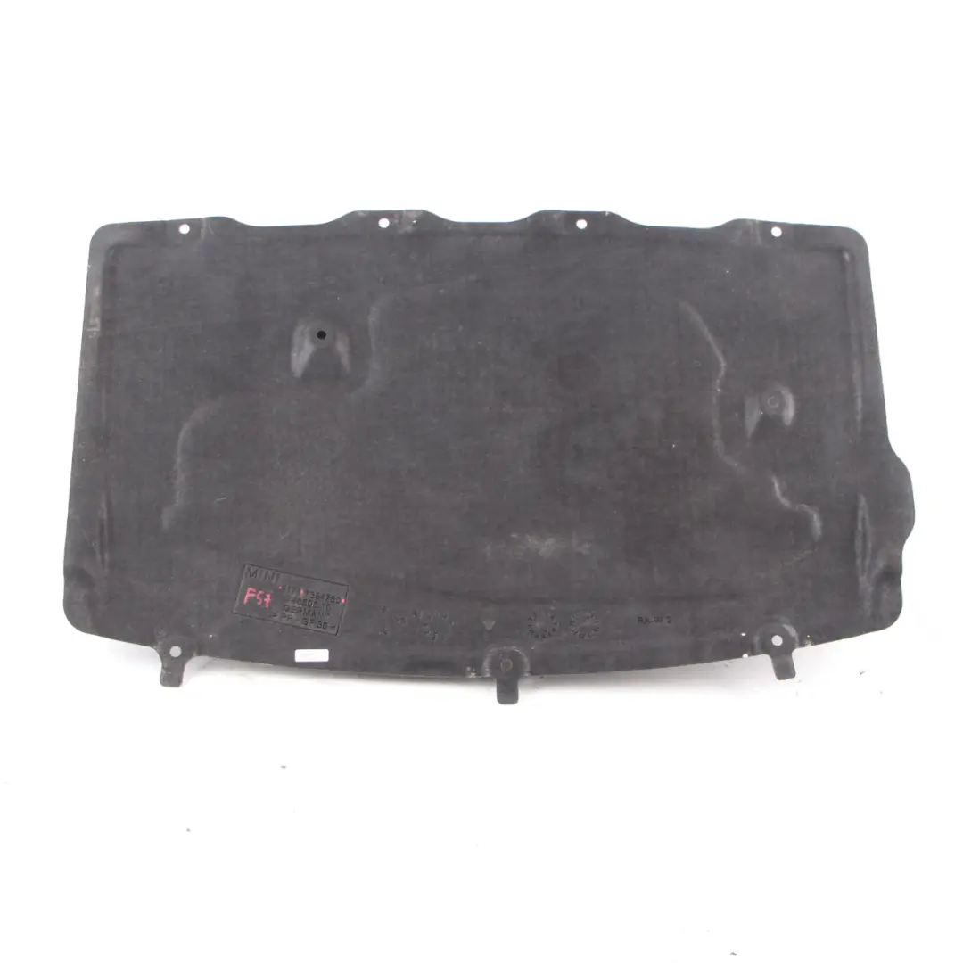 Undertray Stiffening Plate Cover Engine Underhood Shield Panel to Mini F57 with Part number 7384760 Mini F57 Undertray Stiffening Plate Cover Engine Underhood Shield Panel - SKU 7384760 - Part number 7384760