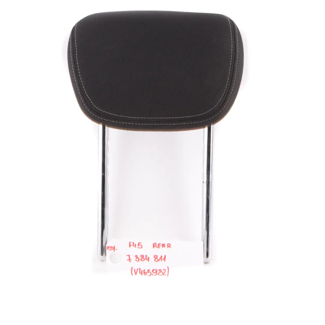 Headrest BMW F39 F45 F48 Rear Left Right Head Rest Cloth Anthracite Grey to Seat with Part number 7384811 Seat Headrest BMW F39 F45 F48 Rear Left Right Head Rest Cloth Anthracite Grey - SKU 7384811 - Part number 7384811