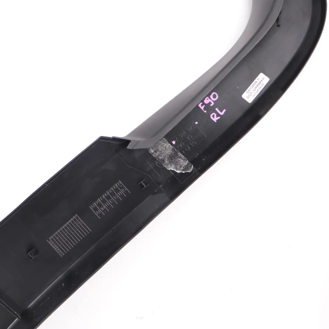 BMW G30 Cadre de Fenêtre de Porte Arrière Gauche Cache Panneau - SKU 7384927 - Numéro de pièce 7384927