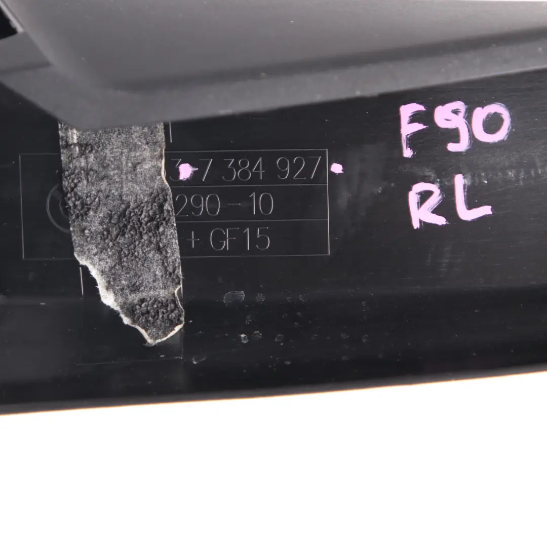 BMW G30 Listwa Osłona Ramy Szyby Drzwi Lewy Tył - SKU 7384927 - Numer Części 7384927
