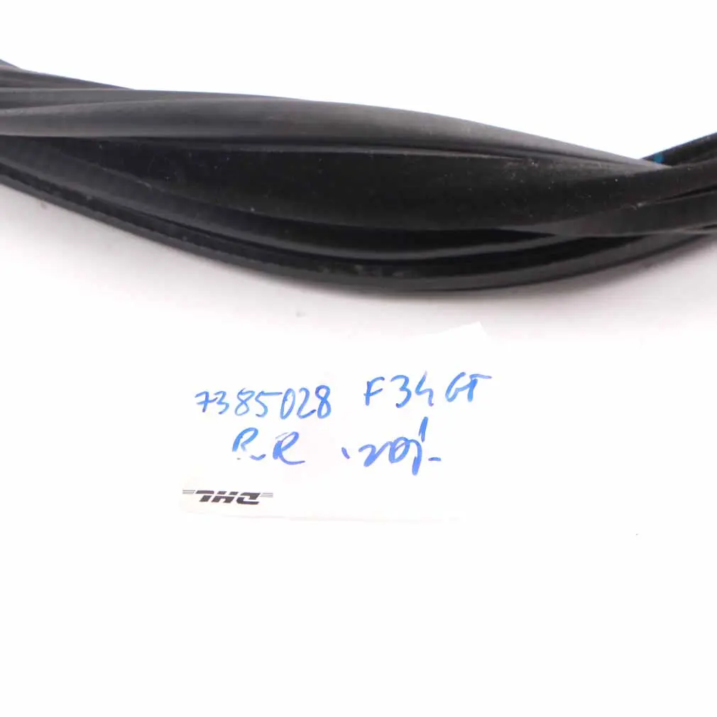 BMW F34 GT Türdichtung Kantenschutz hinten rechts Dichtung schwarz - SKU 7385028 - Teilenummer 7385028