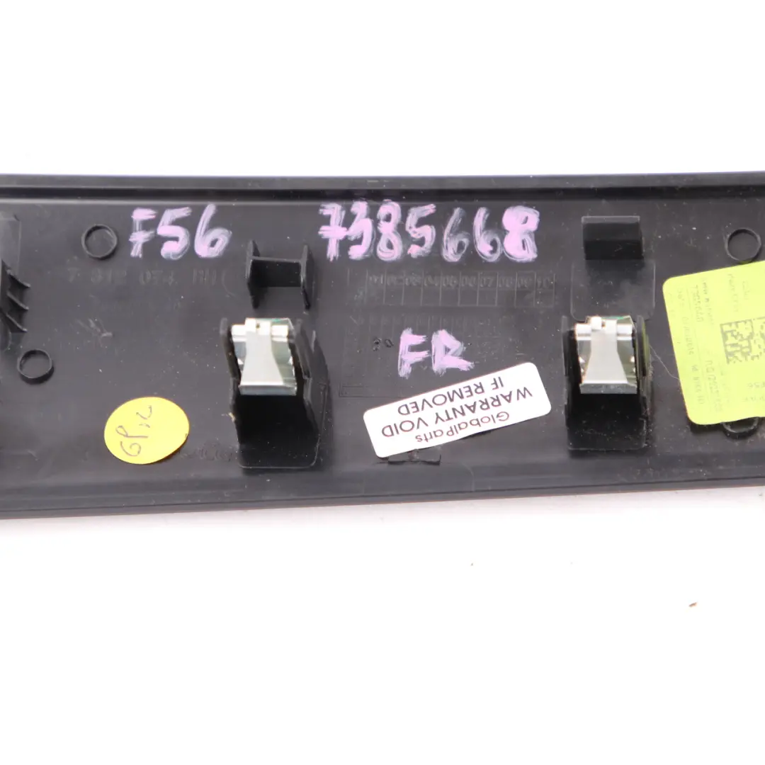 Mini F56 F57 Embellecedor Manija Interior Puerta Derecha Gris Hazy 7312074 - SKU 7385668 - Número de pieza 7385668