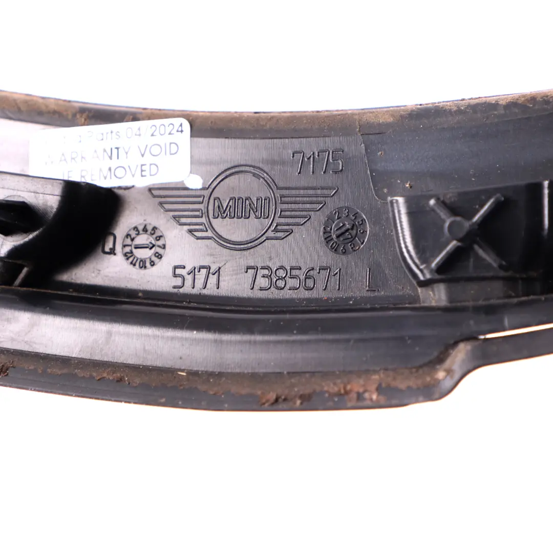 Seal Quarter Panel Trim Cover Rear Left N/S to Mini F54 with Part number 7385671 Mini F54 Seal Quarter Panel Trim Cover Rear Left N/S - SKU 7385671 - Part number 7385671