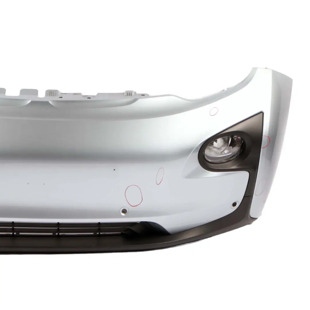 Front Bumper Trim Panel PDC Ionic Silver Blue Metallic - B72 to BMW i3 I01 with Part number 7385780 BMW i3 I01 Front Bumper Trim Panel PDC Ionic Silver Blue Metallic - B72 - SKU 7385780-ION - Part number 7385780