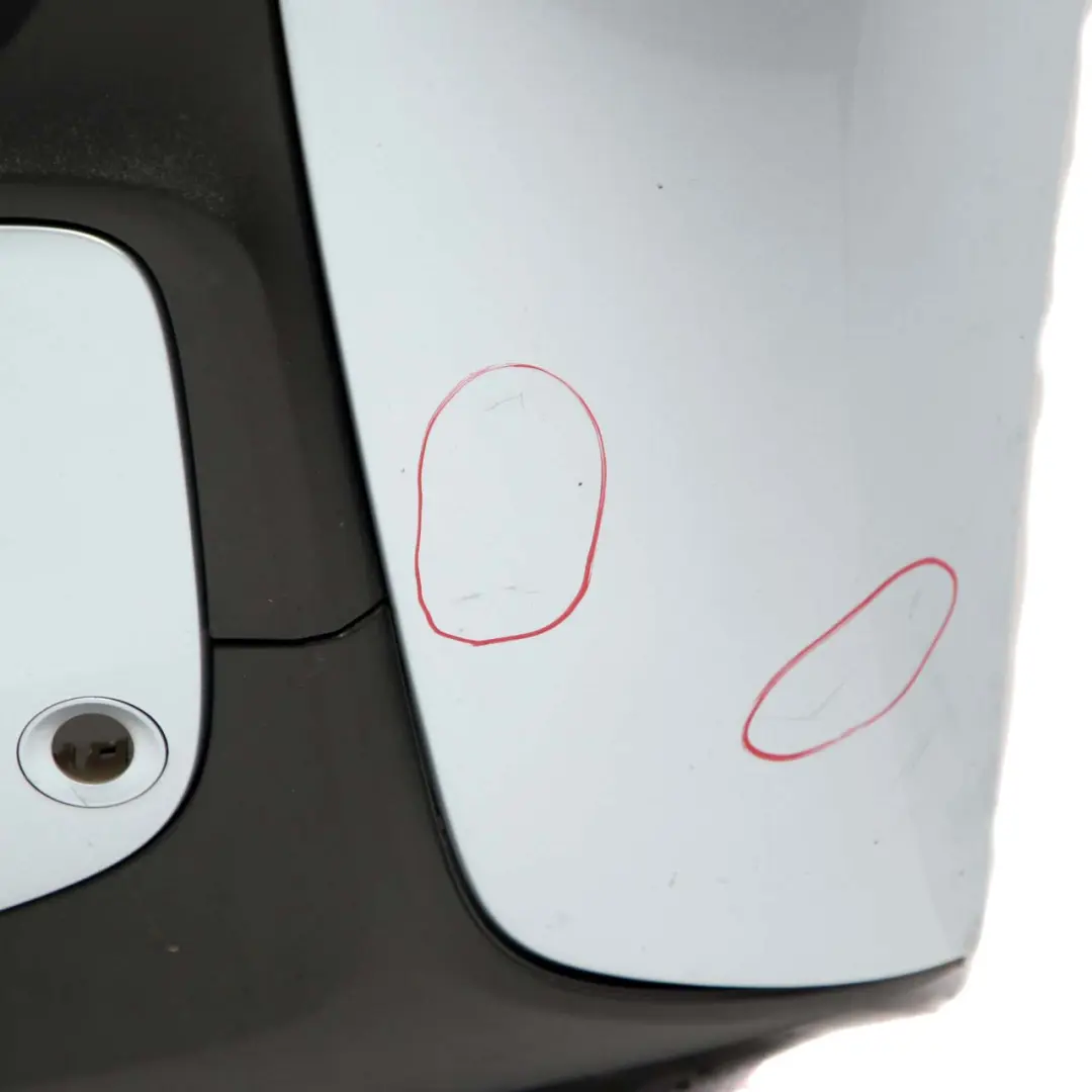 Front Bumper Trim Panel PDC Ionic Silver Blue Metallic - B72 to BMW i3 I01 with Part number 7385780 BMW i3 I01 Front Bumper Trim Panel PDC Ionic Silver Blue Metallic - B72 - SKU 7385780-ION - Part number 7385780