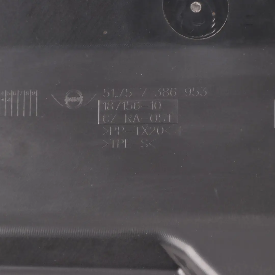 Underbody Tray Panel Left N/S Under Cover Shield to Mini Countryman F60 with Part number 7386953 Mini Countryman F60 Underbody Tray Panel Left N/S Under Cover Shield - SKU 7386953 - Part number 7386953