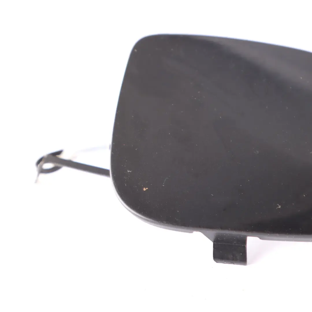 Front Bumper Flap Towing Eye Hook Cover Black Sapphire Metallic to BMW F20 LCI with Part number 7387170 BMW F20 LCI Front Bumper Flap Towing Eye Hook Cover Black Sapphire Metallic - SKU 7387170-BS - Part number 7387170