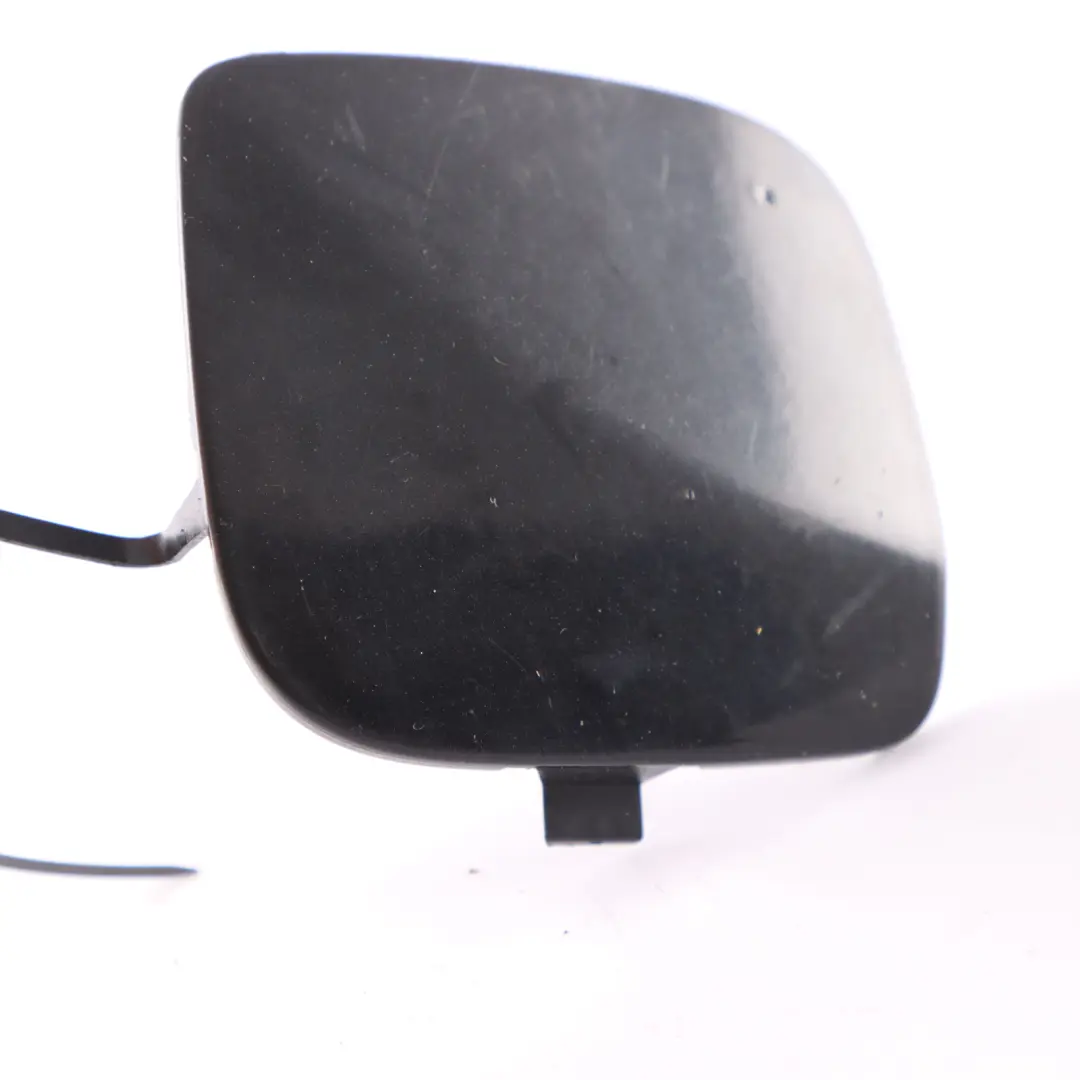 Front Bumper Flap Towing Eye Hook Cover Black Sapphire Metallic to BMW F20 LCI with Part number 7387170 BMW F20 LCI Front Bumper Flap Towing Eye Hook Cover Black Sapphire Metallic - SKU 7387170-BS - Part number 7387170