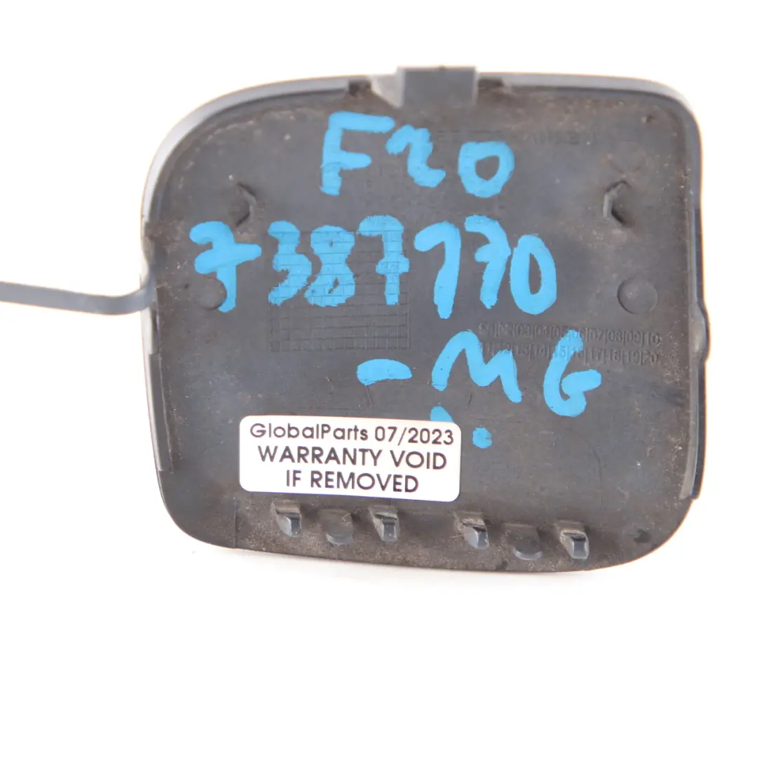 Vorderseite stoßstange Klappe Abschleppöse Haken Schwarz 668 7371725 für BMW F20 LCI mit Teilenummer 7387170 BMW F20 LCI Vorderseite stoßstange Klappe Abschleppöse Haken Schwarz 668 7371725 - SKU 7387170-MG - Teilenummer 7387170