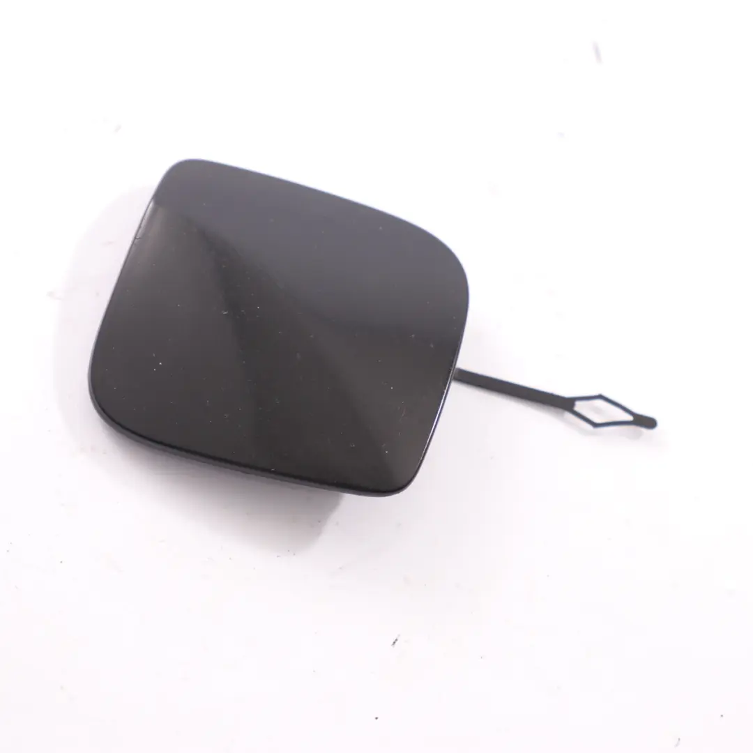 Front Bumper Flap Towing Eye Hook Cover Schwarz 2 Black 668 7371725 to BMW F20 LCI with Part number 7387170 BMW F20 LCI Front Bumper Flap Towing Eye Hook Cover Schwarz 2 Black 668 7371725 - SKU 7387170-SCH - Part number 7387170