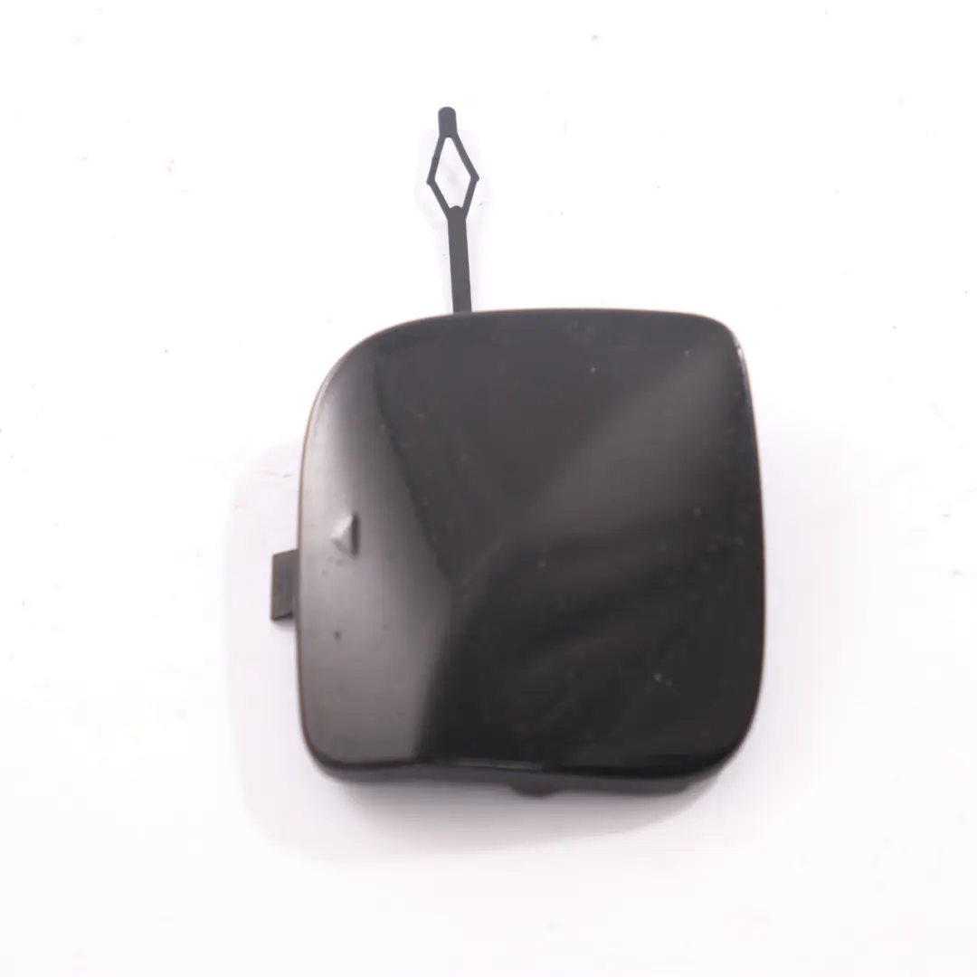 BMW F20 LCI Front Bumper Flap Towing Eye Hook Cover Schwarz 2 Black 668 7371725 - SKU 7387170-SCH - Part number 7387170