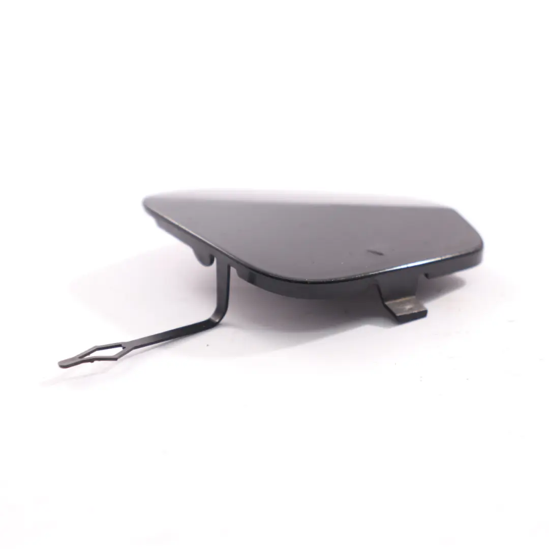 BMW F20 LCI Front Bumper Flap Towing Eye Hook Cover Schwarz 2 Black 668 7371725 - SKU 7387170-SCH - Part number 7387170