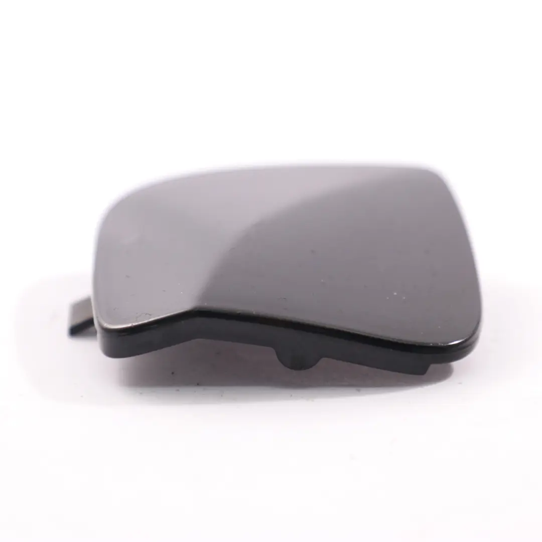 BMW F20 LCI Front Bumper Flap Towing Eye Hook Cover Schwarz 2 Black 668 7371725 - SKU 7387170-SCH - Part number 7387170