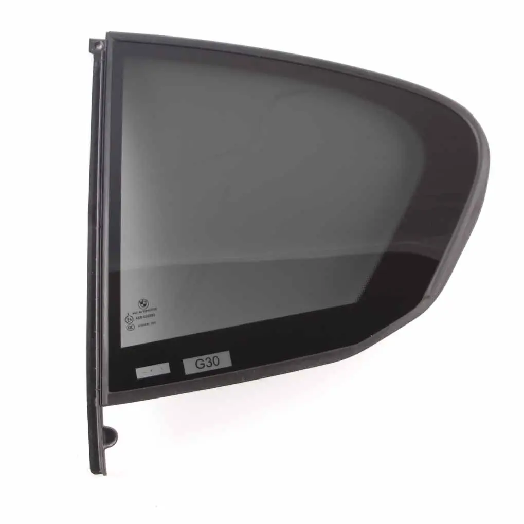 Finestrino laterale porta posteriore sinistra Vetro AS3 SSG Nero per BMW G30 con numero di parte 7387455 BMW G30 Finestrino laterale porta posteriore sinistra Vetro AS3 SSG Nero - SKU 7387455 - Numero di parte 7387455