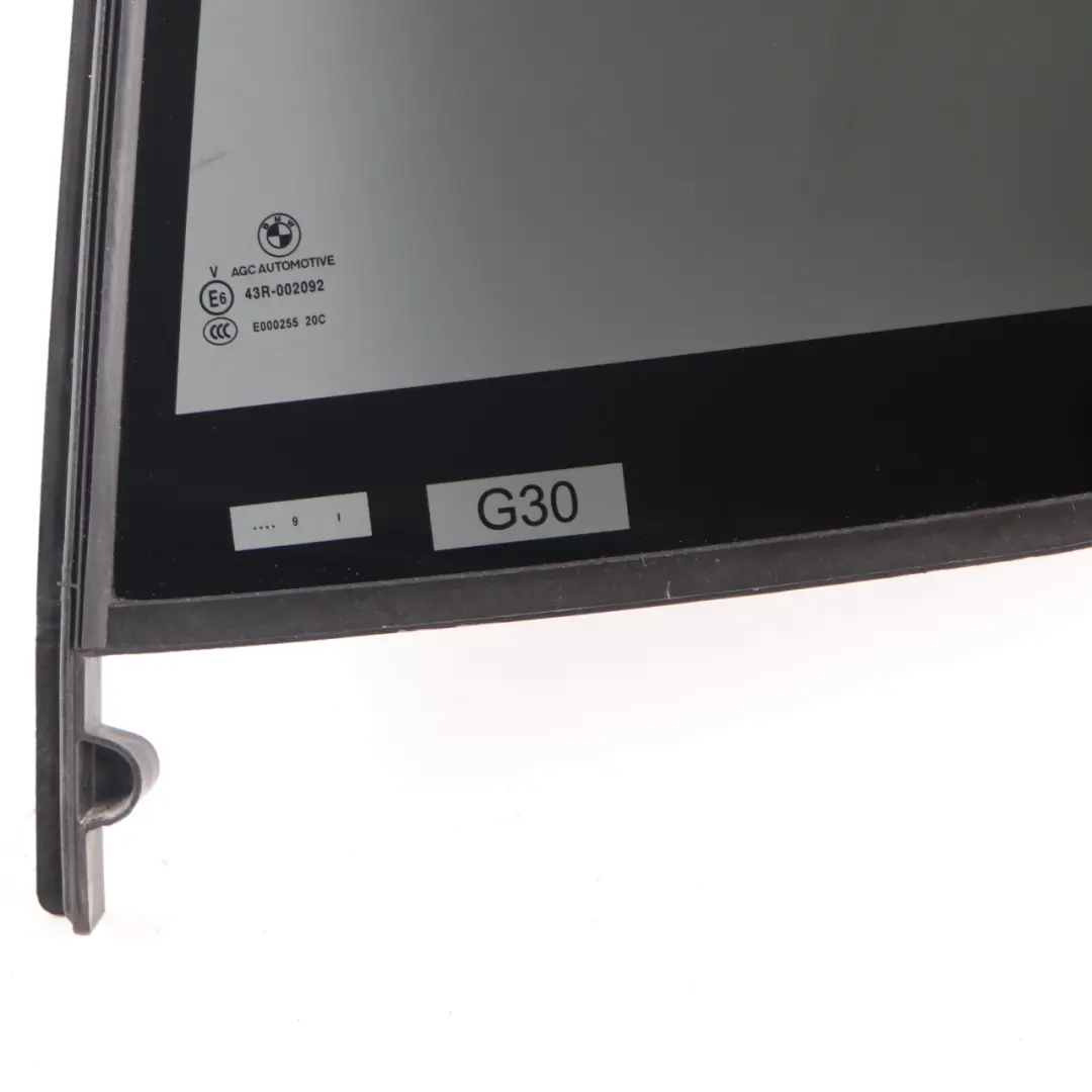 BMW G30 Side Window Rear Left Door N/S Glass Fixed Green AS3 SSG Black - SKU 7387455 - Part number 7387455