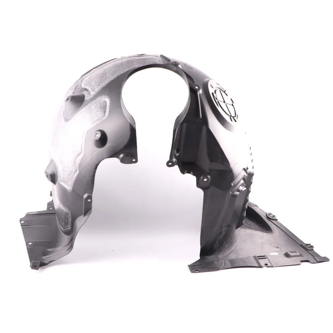 Arch Front Left Splash Shield Cover to Mini Countryman F60 Wheel with Part number 7386955 Mini Countryman F60 Wheel Arch Front Left Splash Shield Cover - SKU 7387865 - Part number 7386955