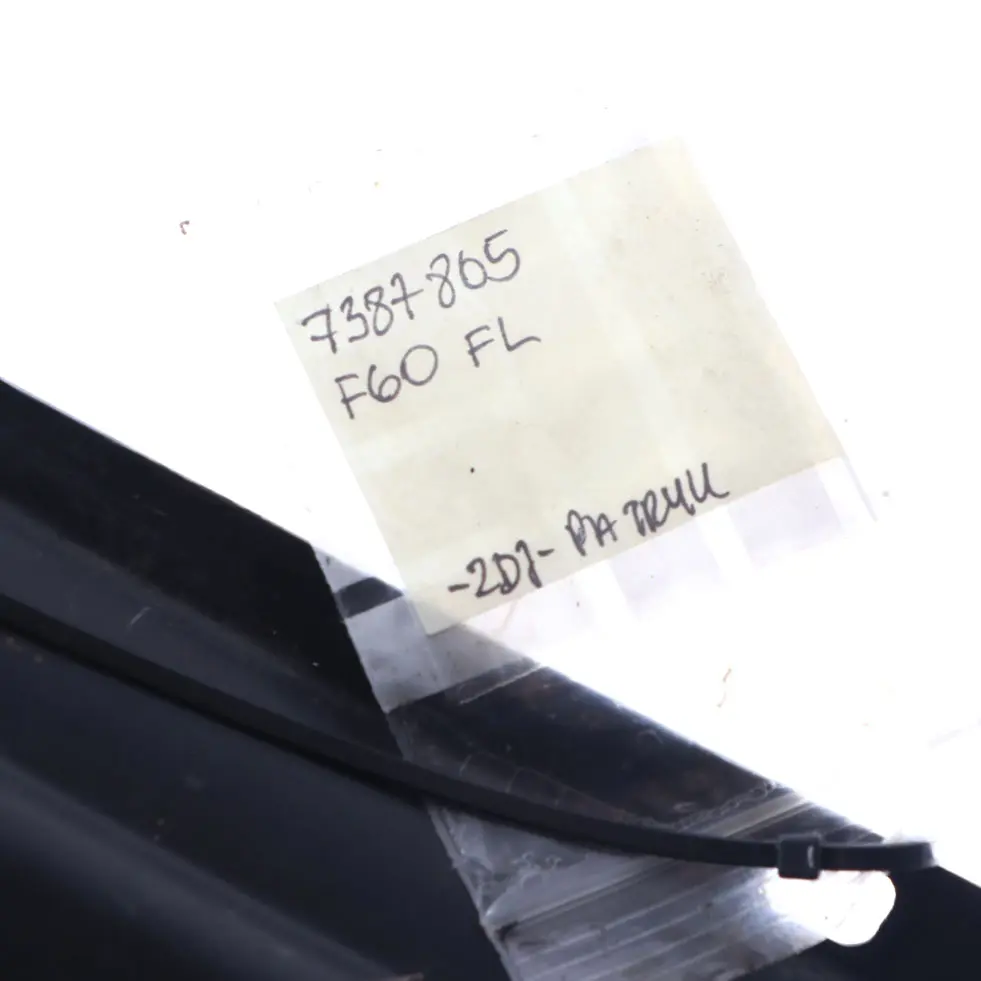 Arch Front Left Splash Shield Cover to Mini Countryman F60 Wheel with Part number 7386955 Mini Countryman F60 Wheel Arch Front Left Splash Shield Cover - SKU 7387865 - Part number 7386955