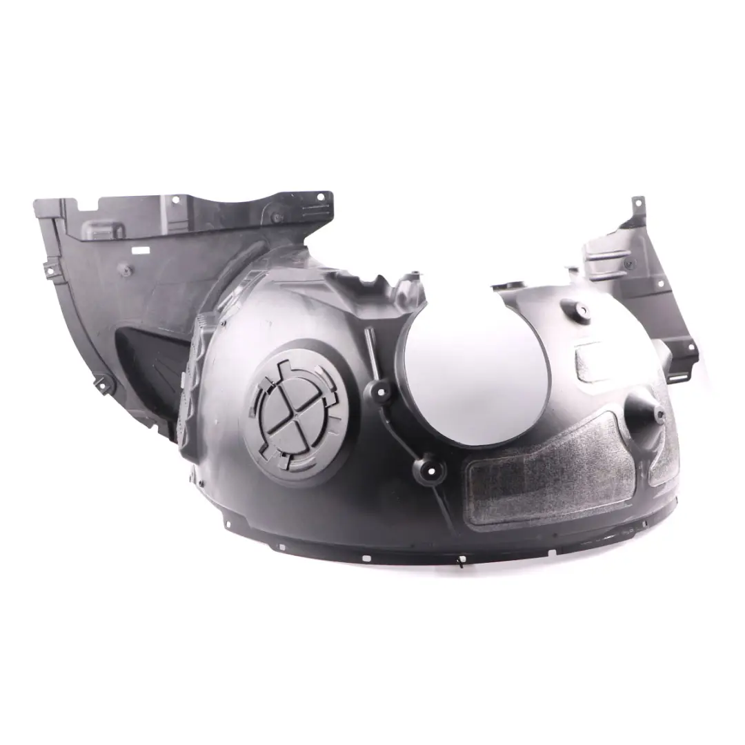 Paso de rueda delantero izquierdo Protector antisalpicaduras para Mini Countryman F60 con número de pieza 7386955 Mini Countryman F60 Paso de rueda delantero izquierdo Protector antisalpicaduras - SKU 7387865 - Número de pieza 7386955