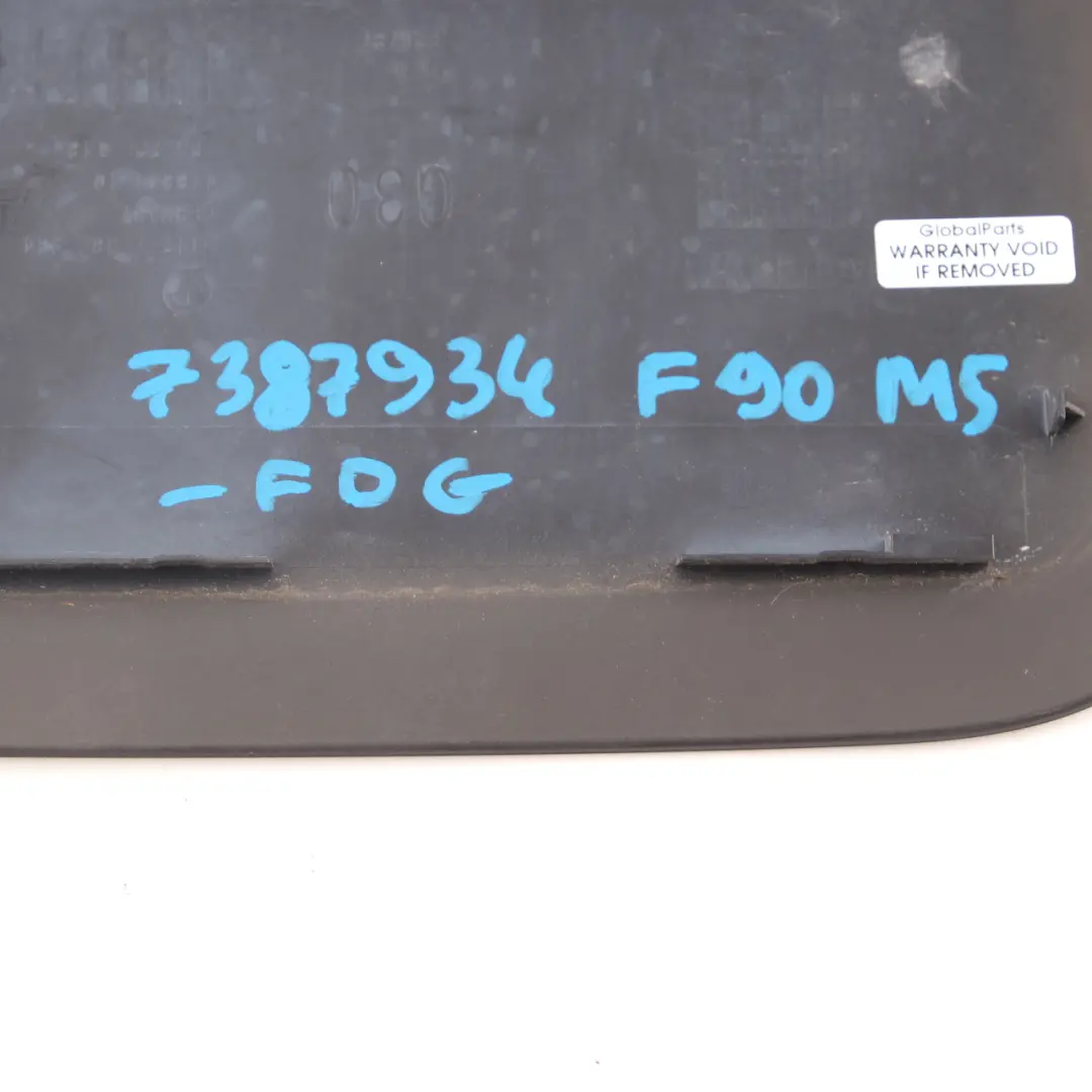 BMW G30 Fuel Cover Fill-in Flap Filler Cover Frozen Dark Grey II - P79 - SKU 7387934-FDG - Part number 7387934