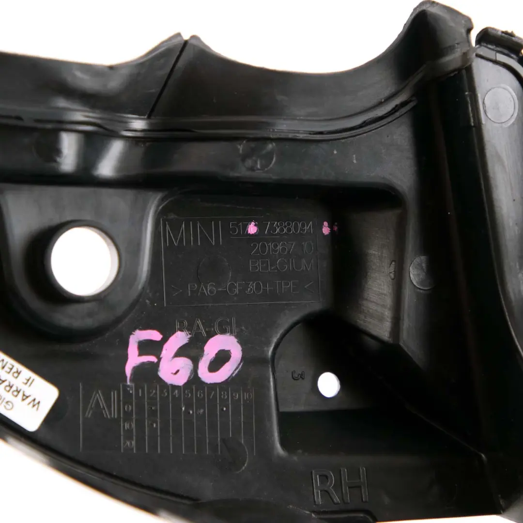 Mini Countryman F60 Front Engine Hood Sealing Gasket Seal Support - SKU 7388091 - Part number 7388091