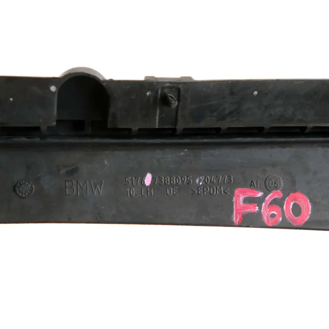 Mini F60 Parafango Guarnizione Cappuccio Anteriore Sinistra Cofano - SKU 7388095 - Numero di parte 7388095