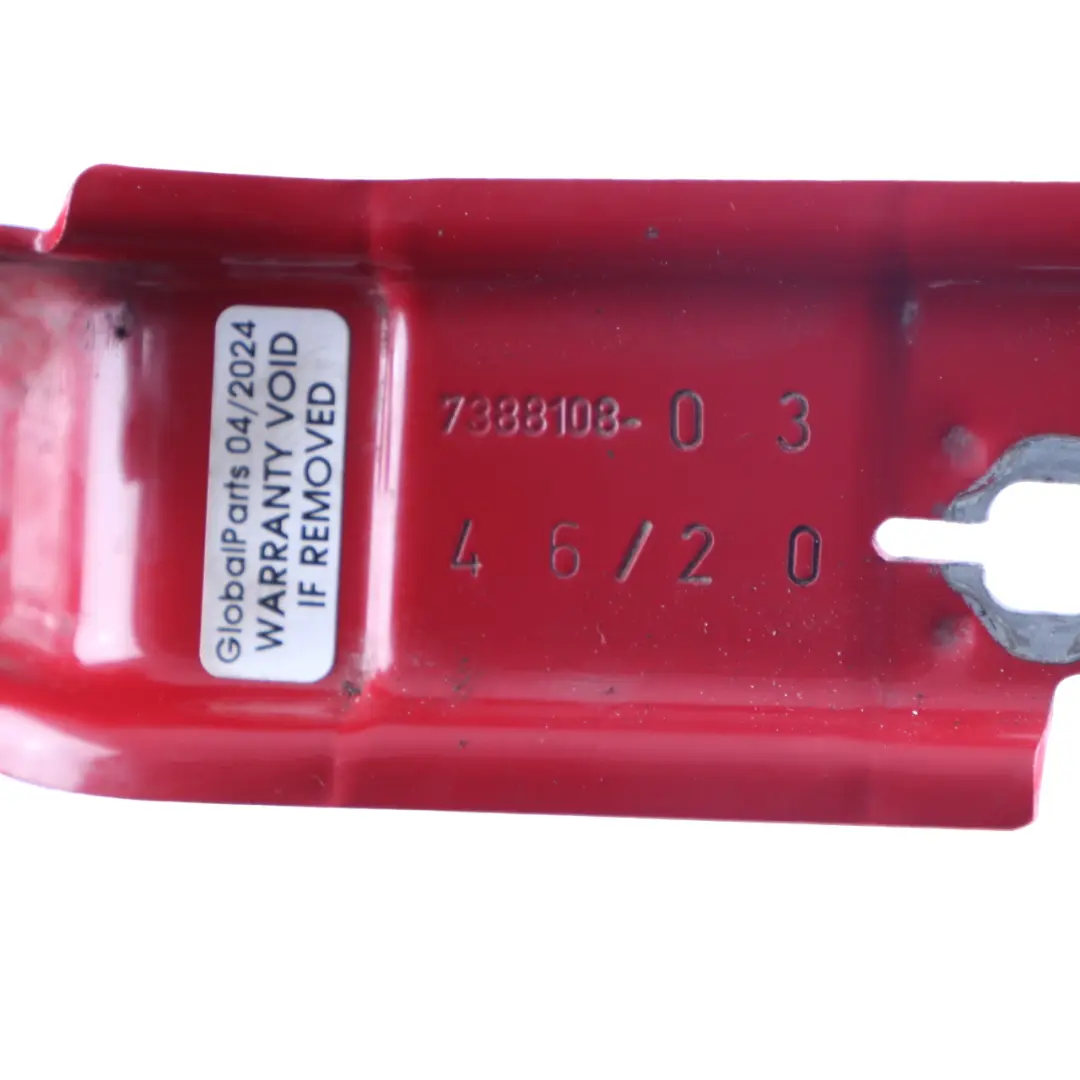 Motorhaubenhalterung Halterung Rechts Chili Rot 851 für Mini Countryman F60 mit Teilenummer 7388108 Mini Countryman F60 Motorhaubenhalterung Halterung Rechts Chili Rot 851 - SKU 7388108-CHRED - Teilenummer 7388108