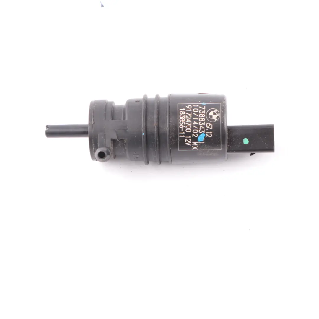 Windscreen Washer Pump Tank Fluid Washer Pump to BMW X3 F25 with Part number 7388343 BMW X3 F25 Windscreen Washer Pump Tank Fluid Washer Pump - SKU 7388343 - Part number 7388343