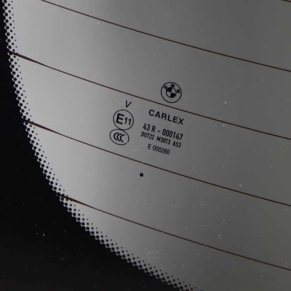 BMW F90 M5 G30 Szyba Tylna Pokrywy Bagażnika AS3 - SKU 7388751 - Numer Części 7388751