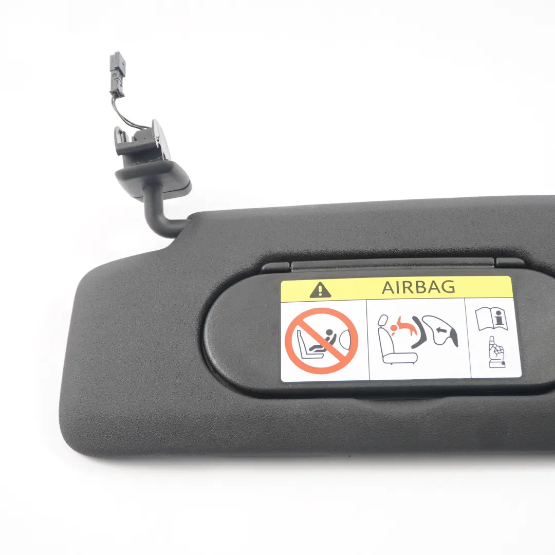 Sonnen blende links Spiegel Panel Abdeckung schwarz für Mini Countryman F60 mit Teilenummer 7389279 Mini Countryman F60 Sonnen blende links Spiegel Panel Abdeckung schwarz - SKU 7389279 - Teilenummer 7389279