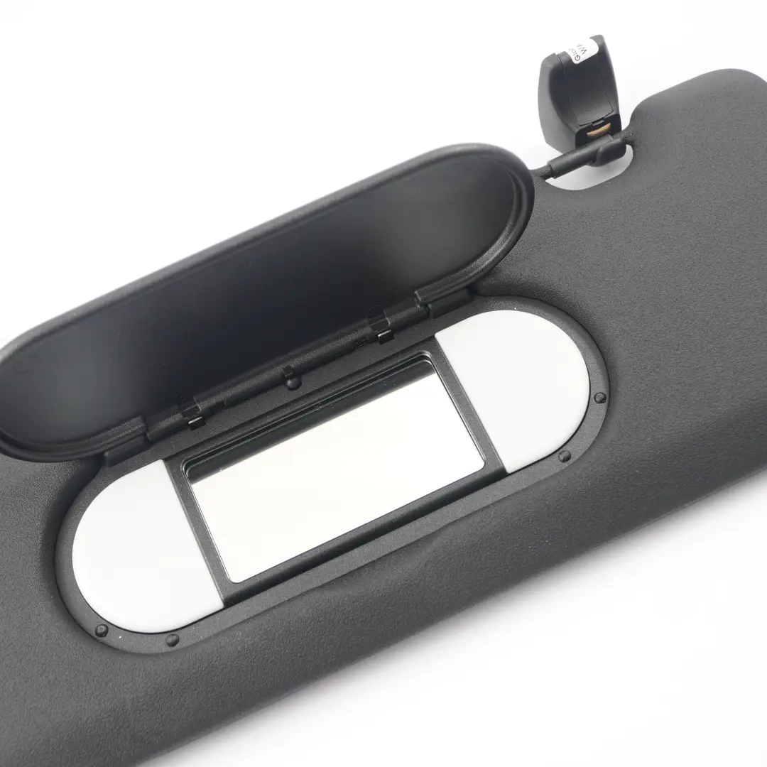 Visiera parasole sinistra Coprispecchietto Nero per Mini Countryman F60 con numero di parte 7389279 Mini Countryman F60 Visiera parasole sinistra Coprispecchietto Nero - SKU 7389279 - Numero di parte 7389279