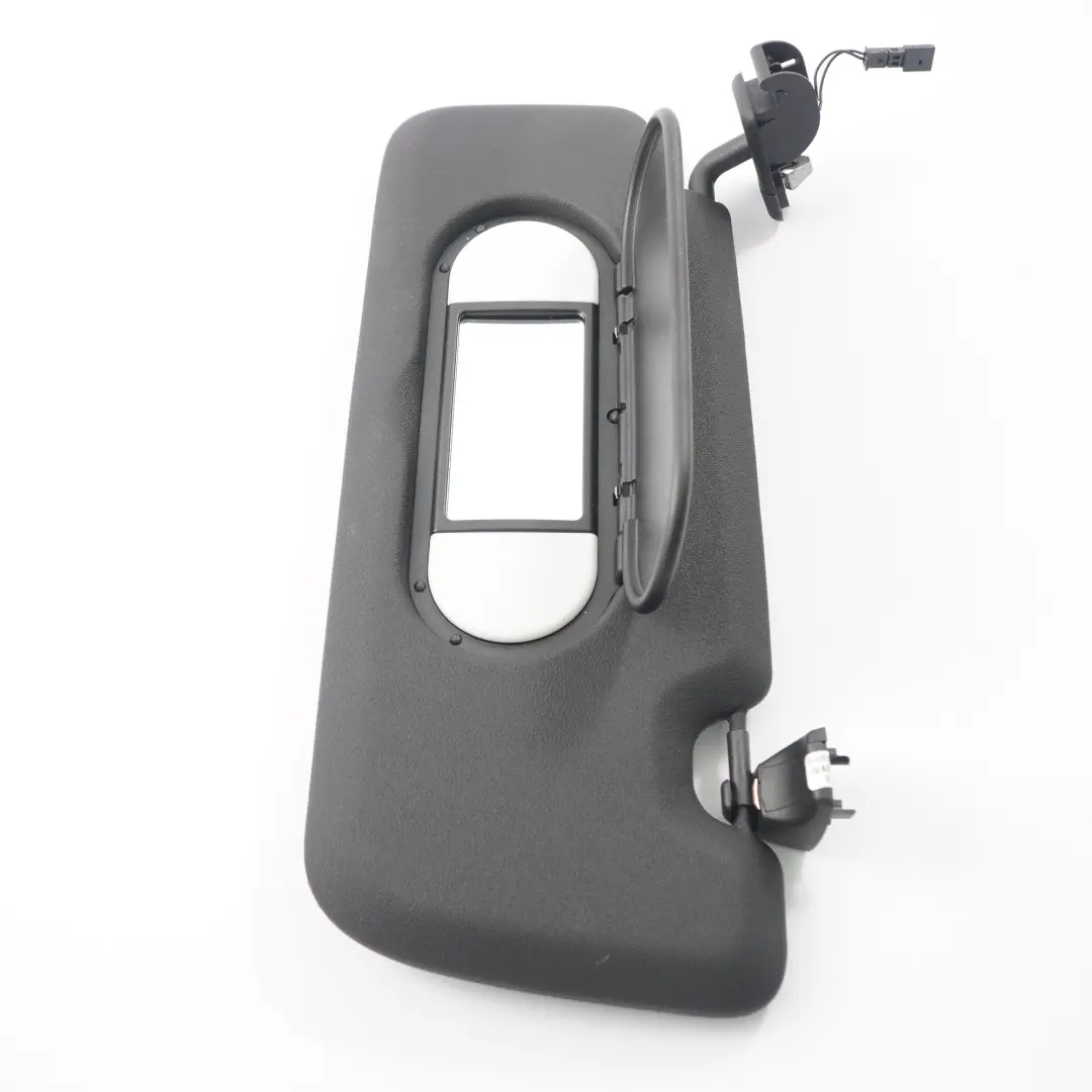 Visiera parasole sinistra Coprispecchietto Nero per Mini Countryman F60 con numero di parte 7389279 Mini Countryman F60 Visiera parasole sinistra Coprispecchietto Nero - SKU 7389279 - Numero di parte 7389279