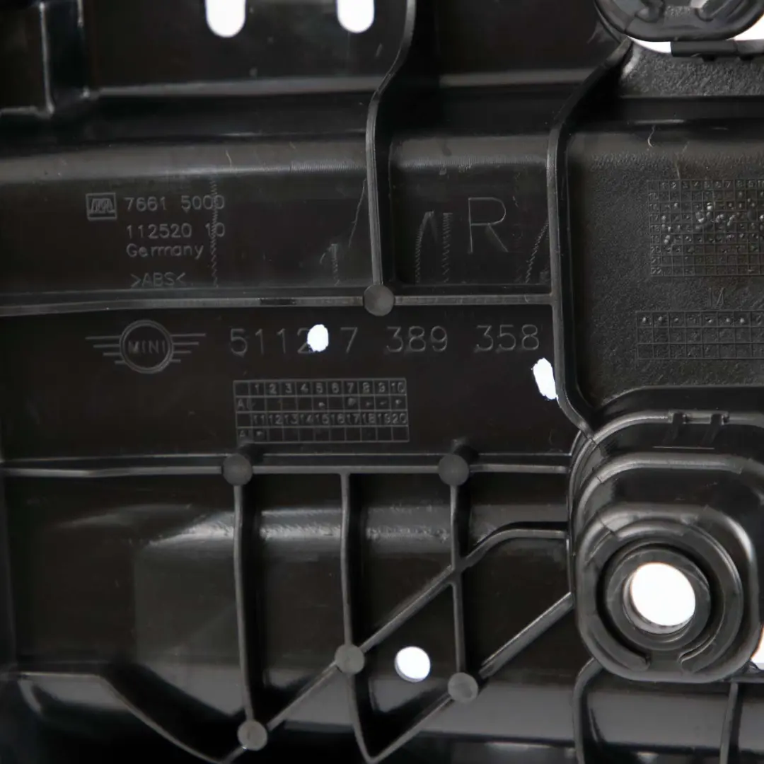 Mini Countryman F60 Support de pare-chocs arrière droit Support de guide - SKU 7389358 - Numéro de pièce 7389358