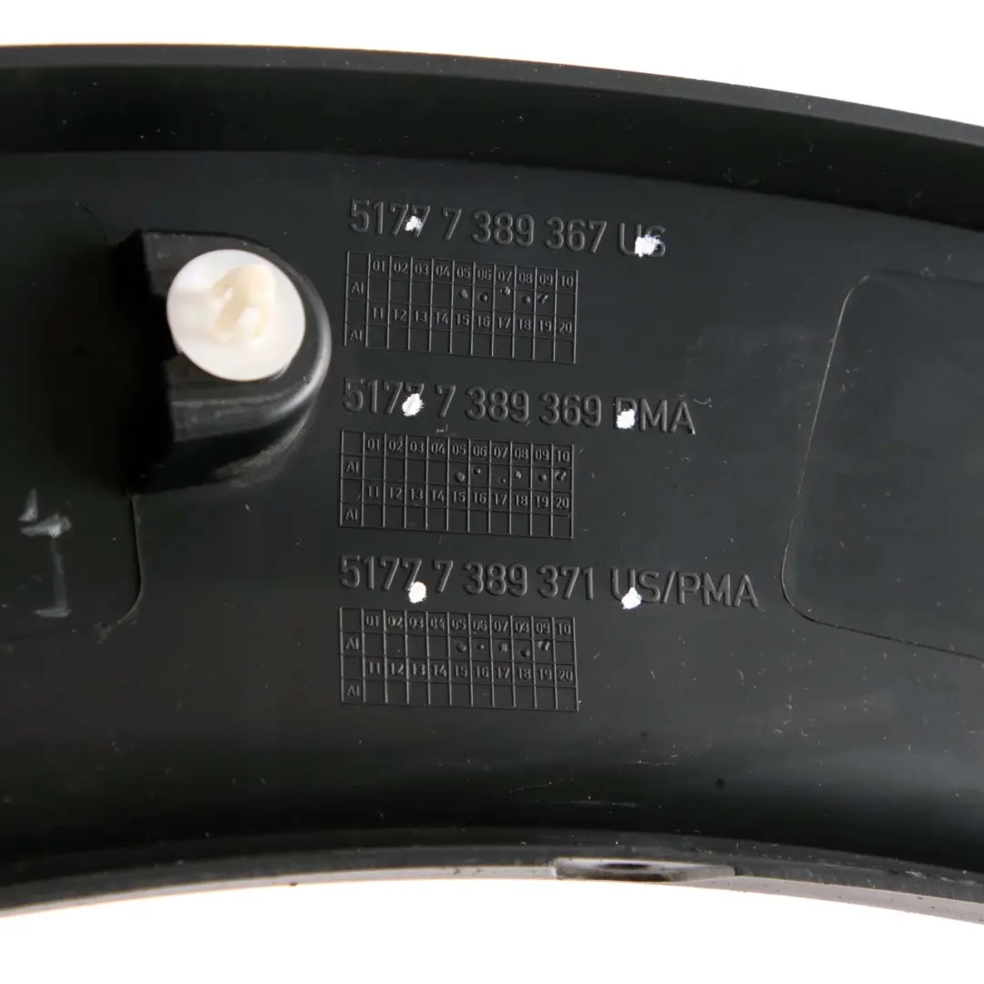 Trim Wheel Arch Moulding Front Left N/S Black to Mini Countryman F60 with Part number 7389367 Mini Countryman F60 Trim Wheel Arch Moulding Front Left N/S Black - SKU 7389367 - Part number 7389367