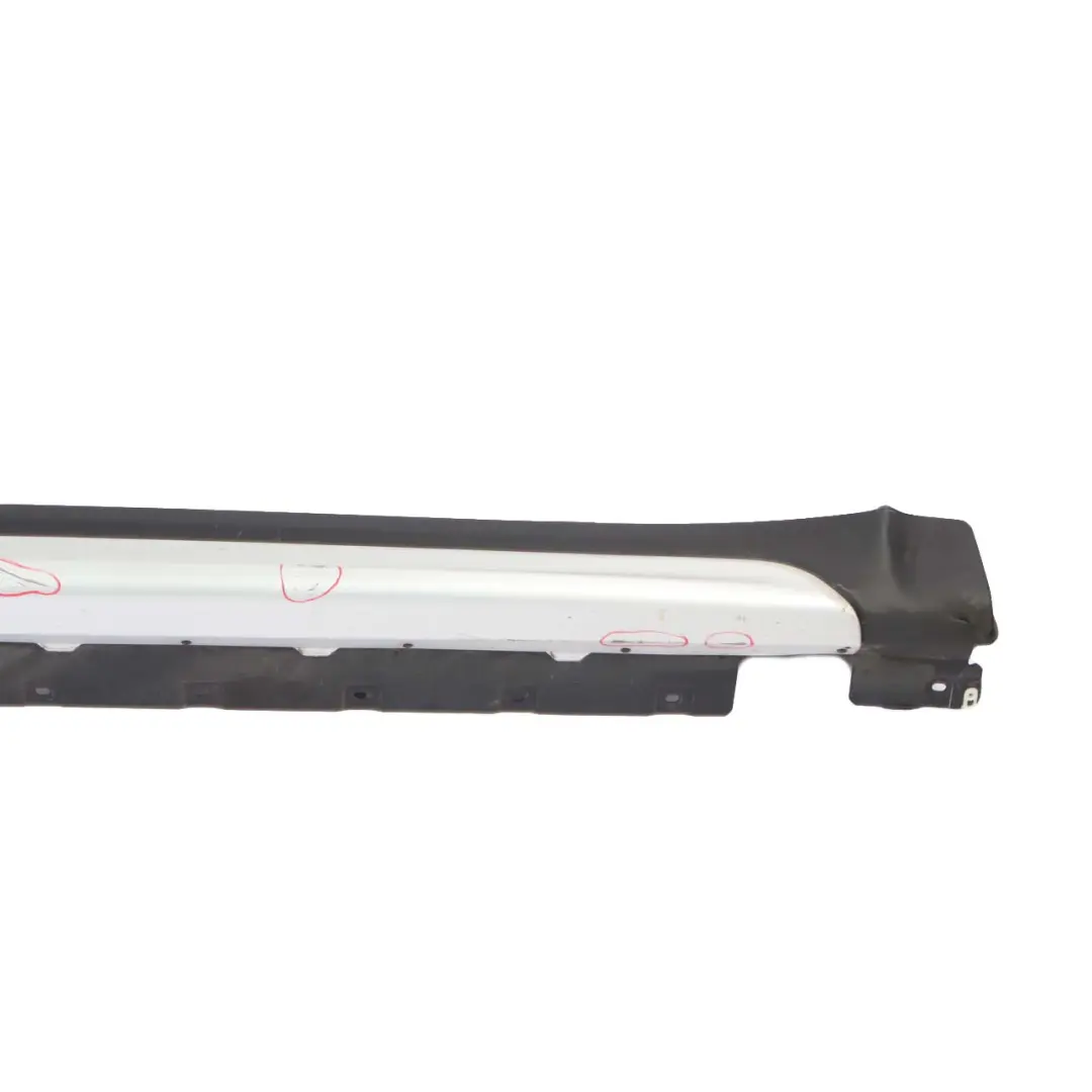 Side Skirt Right O/S Door Sill Trim Cover Silver to Mini Countryman F60 with Part number 7389392 Mini Countryman F60 Side Skirt Right O/S Door Sill Trim Cover Silver - SKU 7389392 - Part number 7389392