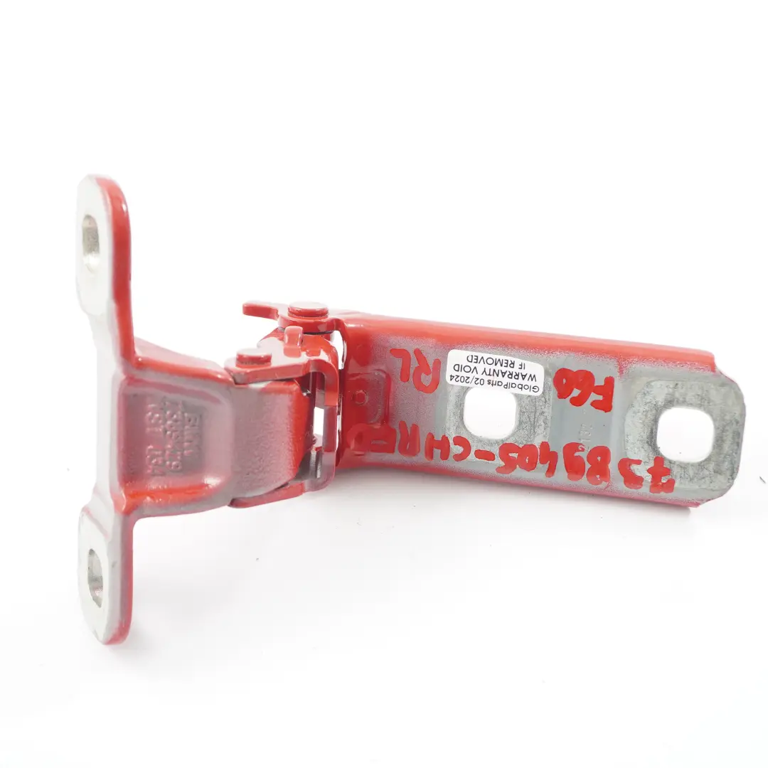 Mini Countryman F60 Trunk Lid Hinge Boot Rear Left N/S Chili Red - 851 7389429 - SKU 7389405-CHRED - Part number 7389405