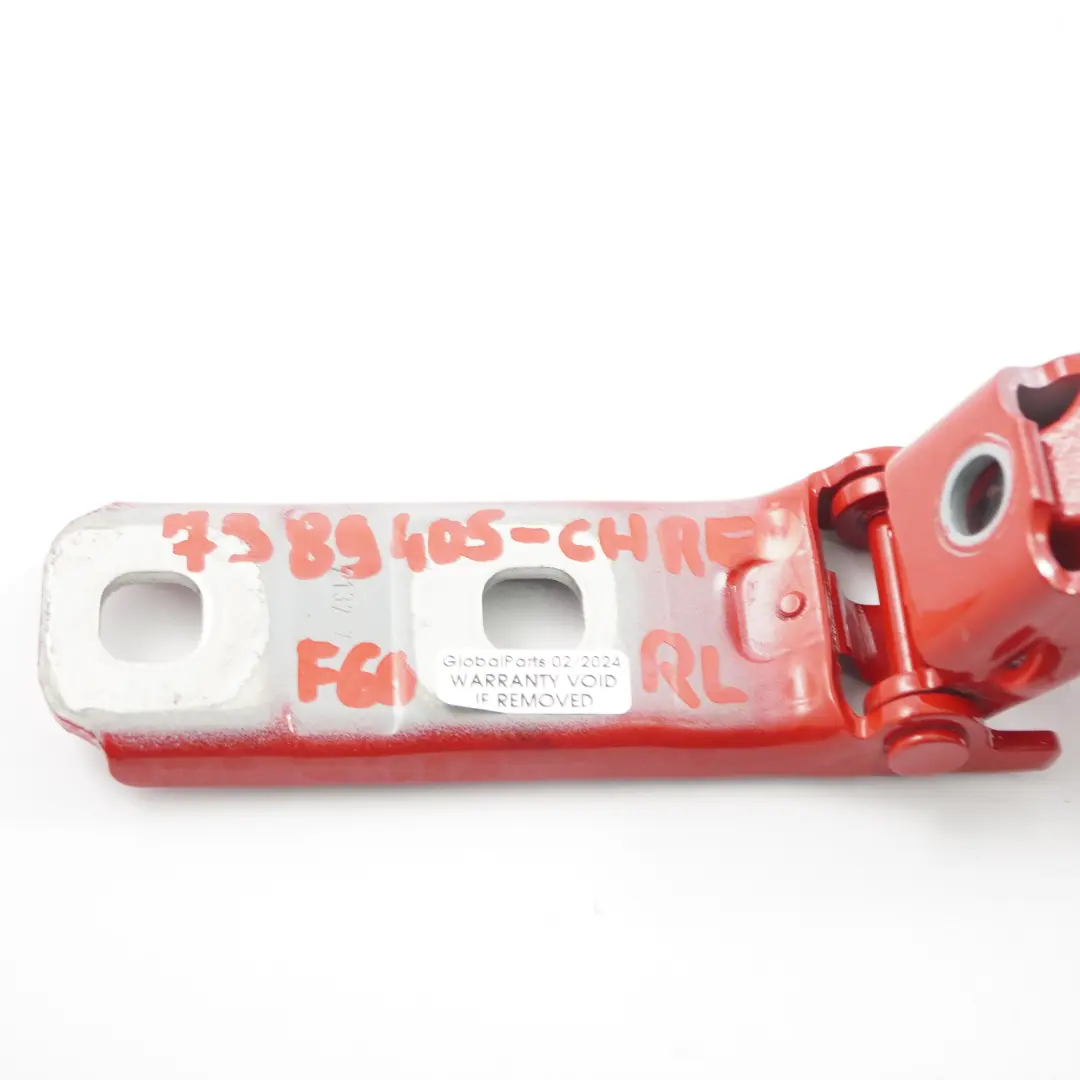 Kofferraum deckel Scharnier Boot hinten links Chili Rot - 851 7389429 für Mini F60 mit Teilenummer 7389405 Mini F60 Kofferraum deckel Scharnier Boot hinten links Chili Rot - 851 7389429 - SKU 7389405-CHRED - Teilenummer 7389405