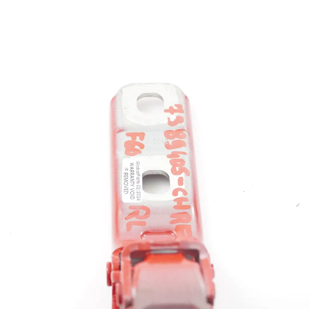 Trunk Lid Hinge Boot Rear Left N/S Chili Red - 851 7389429 to Mini Countryman F60 with Part number 7389405 Mini Countryman F60 Trunk Lid Hinge Boot Rear Left N/S Chili Red - 851 7389429 - SKU 7389405-CHRED - Part number 7389405