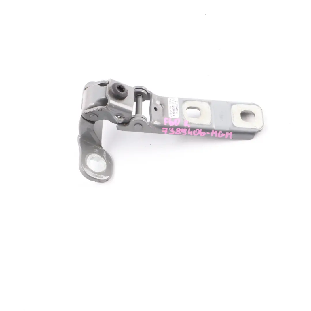 Mini F60 Countryman Trunk Boot Hinge Rear Right Moonwalk Grey B71 - SKU 7389406-MGM - Número de pieza 7389406