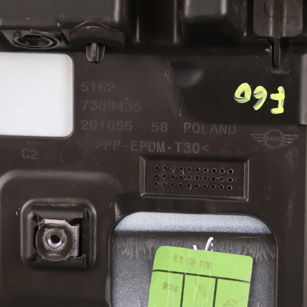 Spoiler Mini Countryman F60 Boot Trunk Lid Tailgate White to Rear with Part number 7389435 Rear Spoiler Mini Countryman F60 Boot Trunk Lid Tailgate White - SKU 7389435 - Part number 7389435