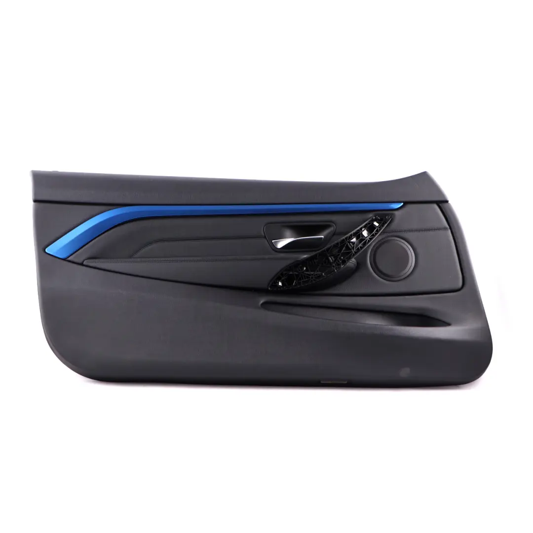 Scheda Porta Anteriore Sinistra Fodera Pannello Pelle Dakota Nero per BMW F32 F33 con numero di parte 7389503 BMW F32 F33 Scheda Porta Anteriore Sinistra Fodera Pannello Pelle Dakota Nero - SKU 7389503-1 - Numero di parte 7389503