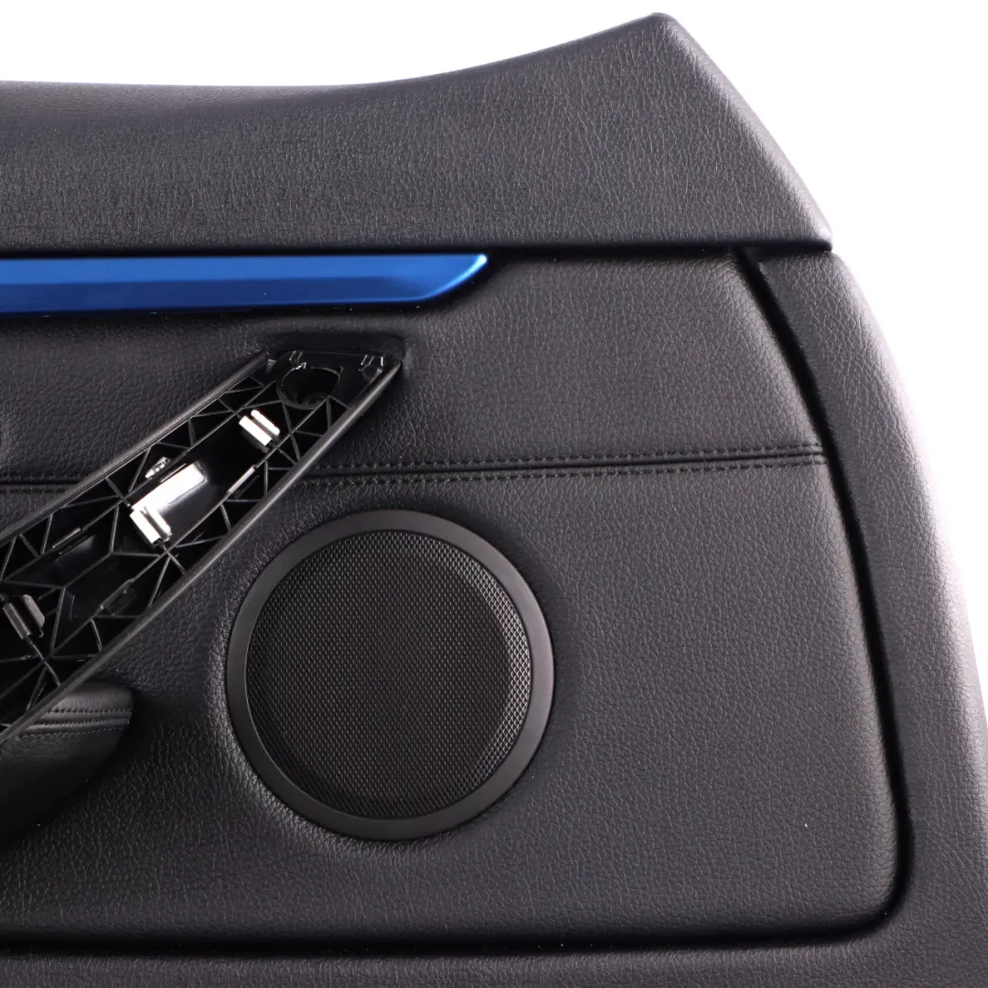 Scheda Porta Anteriore Sinistra Fodera Pannello Pelle Dakota Nero per BMW F32 F33 con numero di parte 7389503 BMW F32 F33 Scheda Porta Anteriore Sinistra Fodera Pannello Pelle Dakota Nero - SKU 7389503-1 - Numero di parte 7389503