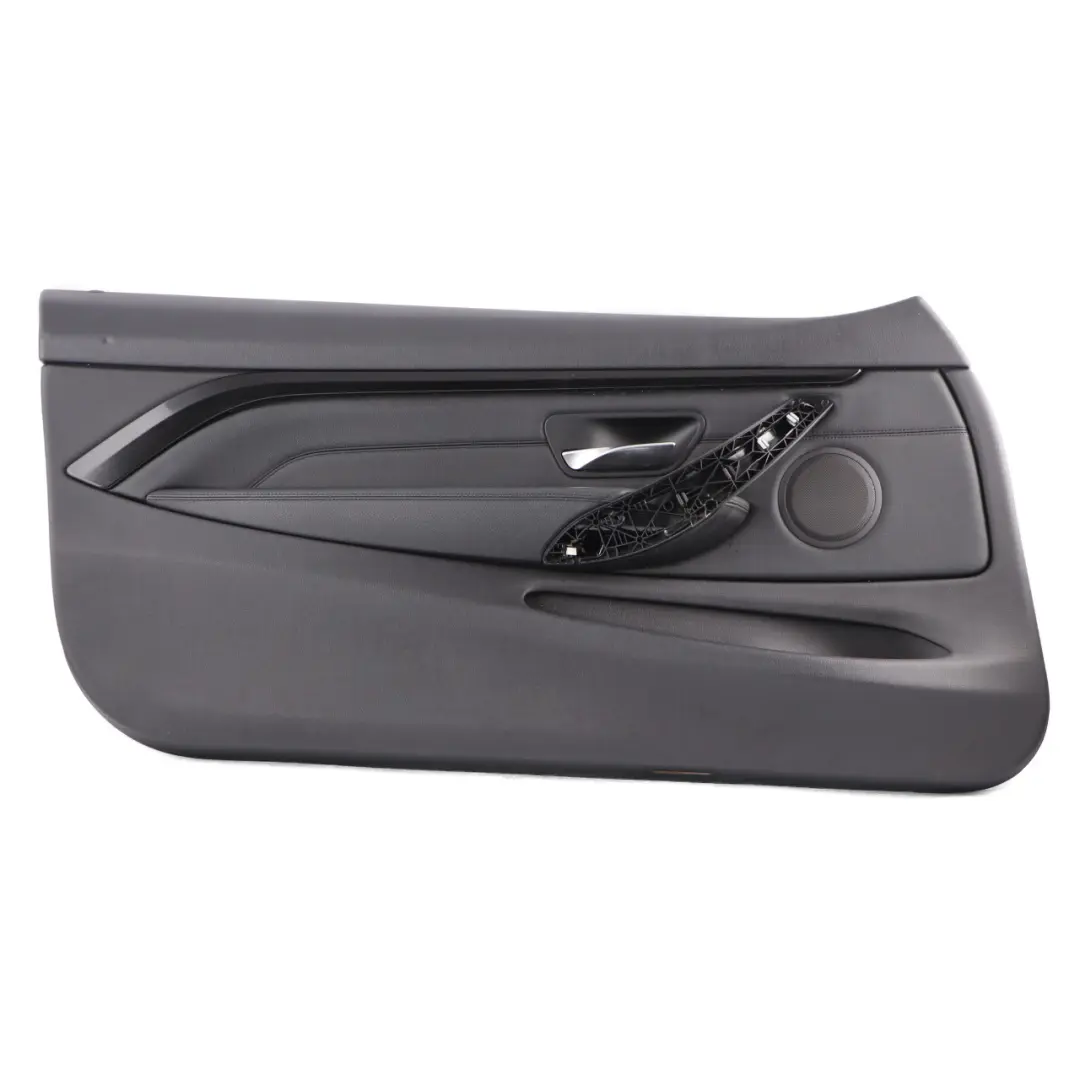 BMW F32 F33 Door Card Front Left N/S Lining Trim Panel Leather Dakota Black - SKU 7389503-2 - Part number 7389503