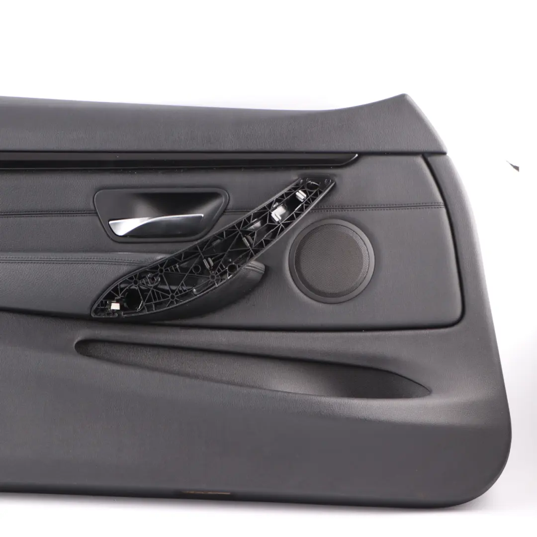 BMW F32 F33 Türkarte Vorne Links Verkleidung Leder Dakota Schwarz - SKU 7389503-2 - Teilenummer 7389503