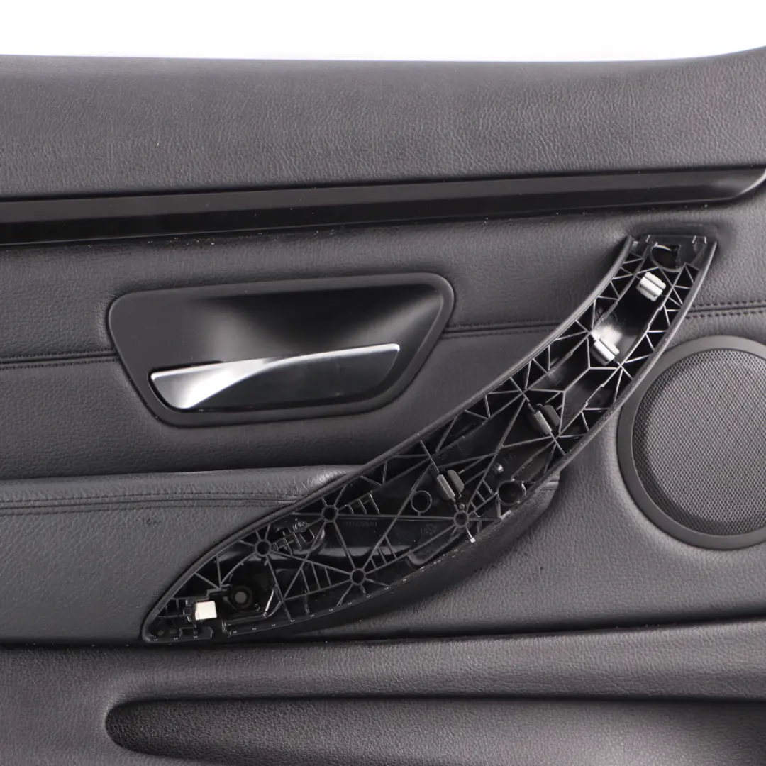 BMW F32 F33 Tarjeta Puerta Delantera Izquierda Embellecedor Cuero Dakota Negro - SKU 7389503-2 - Número de pieza 7389503