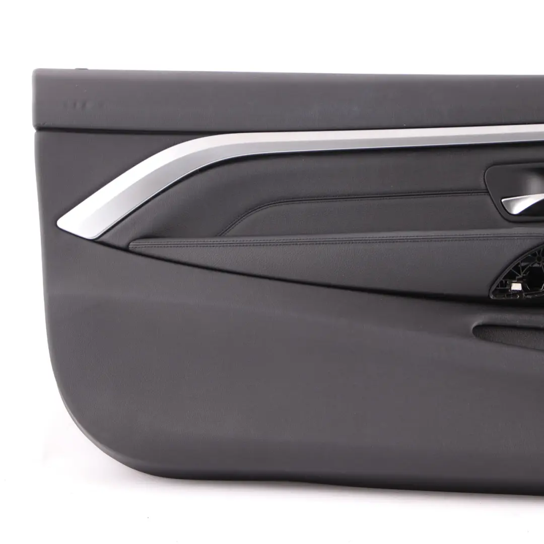Door Card Front Left N/S Lining Trim Panel Leather Dakota Black to BMW F32 F33 with Part number 7389503 BMW F32 F33 Door Card Front Left N/S Lining Trim Panel Leather Dakota Black - SKU 7389503 - Part number 7389503