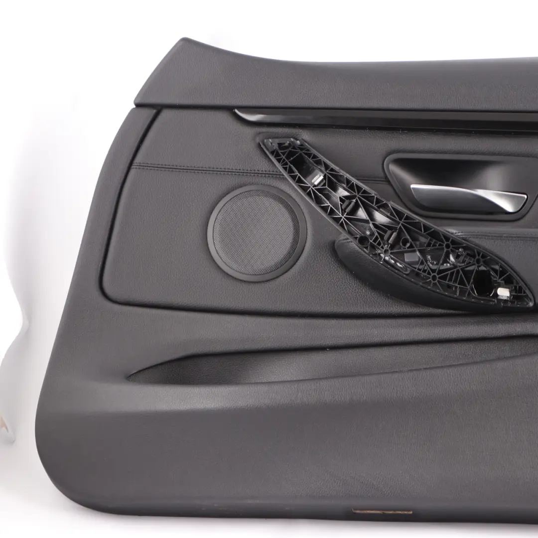 BMW F32 F33 Door Card Front Right O/S Lining Trim Panel Leather Dakota Black - SKU 7389504-2 - Part number 7389504