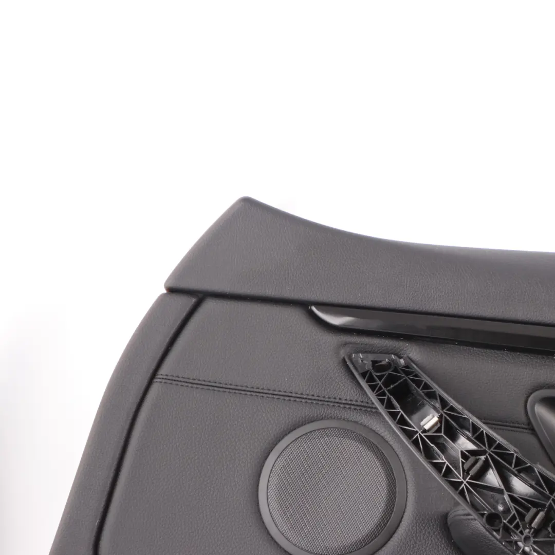 BMW F32 F33 Door Card Front Right O/S Lining Trim Panel Leather Dakota Black - SKU 7389504-2 - Part number 7389504
